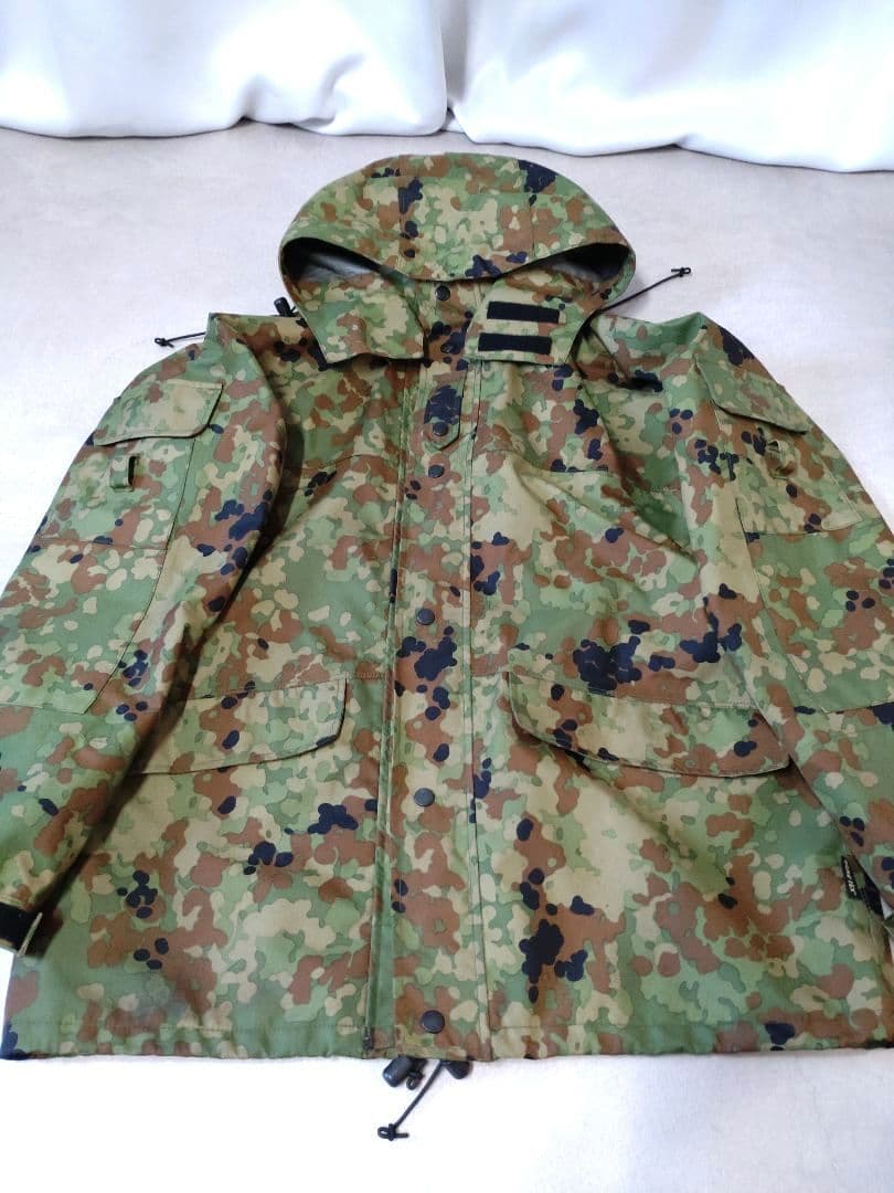 自衛隊戦闘服自衛隊迷彩雨衣上下ゴアテックスカッパレインスーツ防水ジャケット