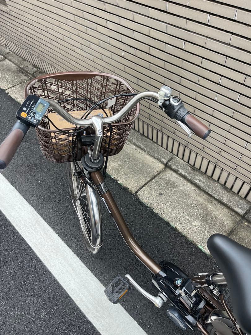 【新品バッテリー8.9ahブラウンパナソニック電動アシスト自転車26CPNA30