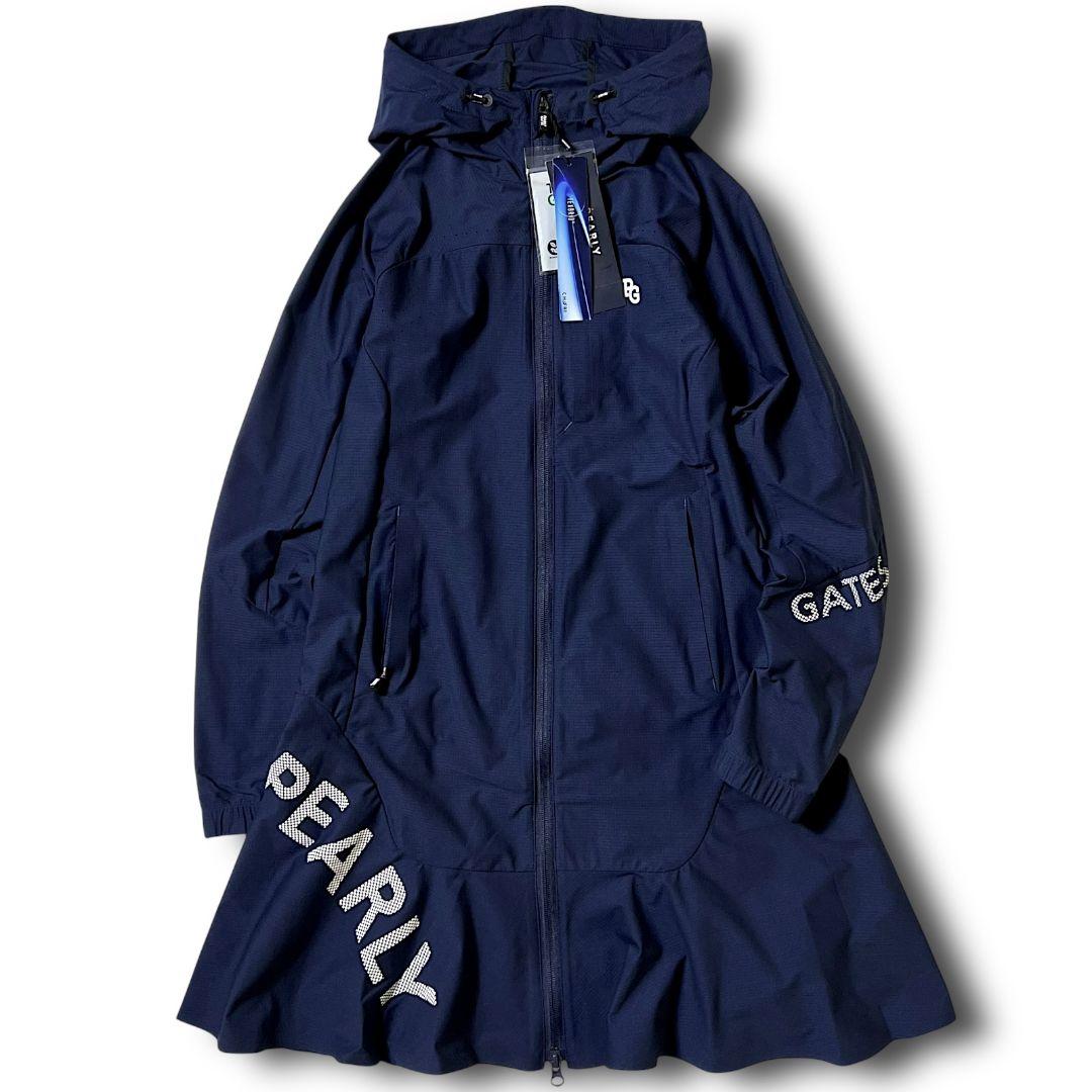 新品タグ付 0 パーリーゲイツ TEXBRIDシワ防止 ワンピース 定価4.6万