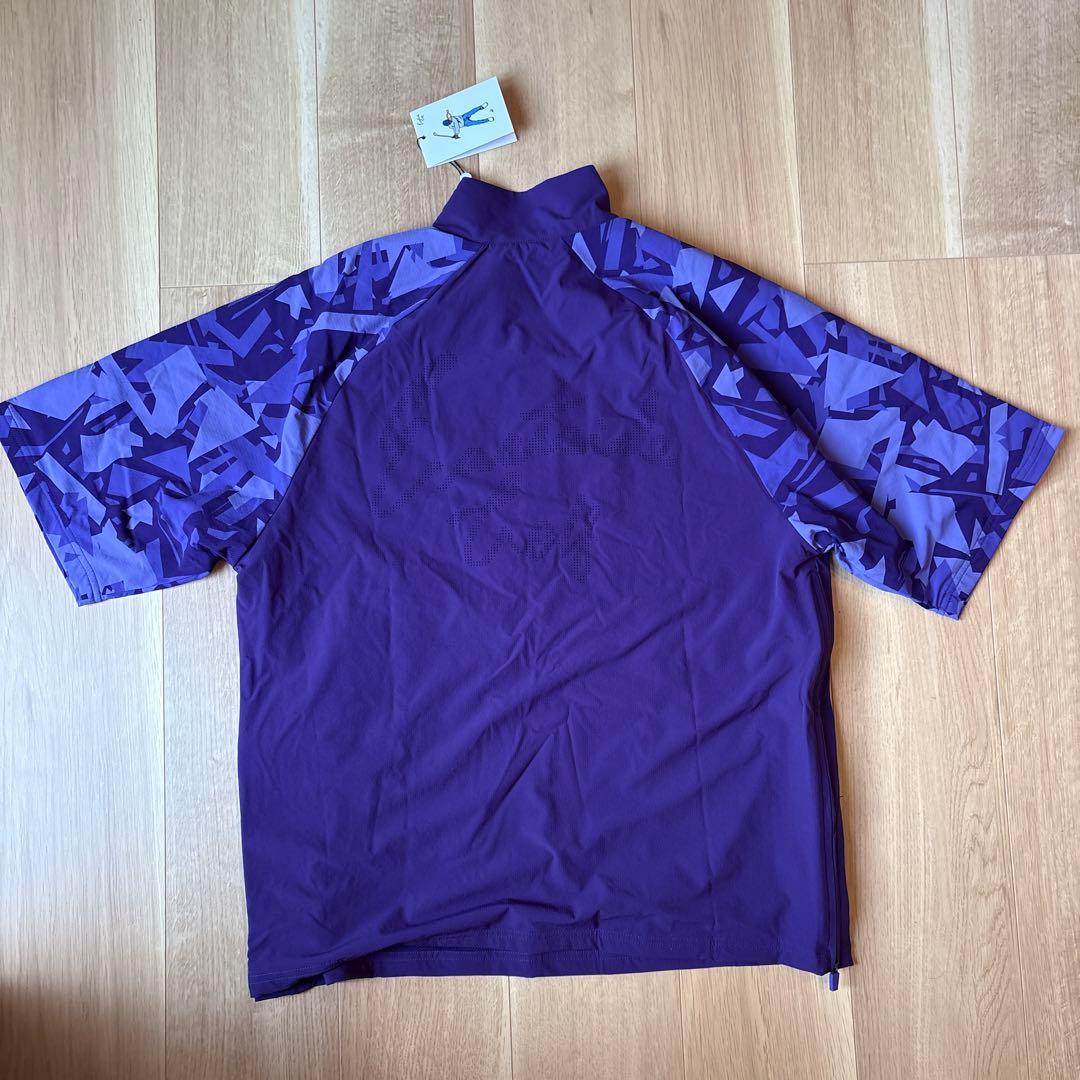 SS 1/2 ZIP NYLON WIND SHIRT /半袖ウィンドブレーカー