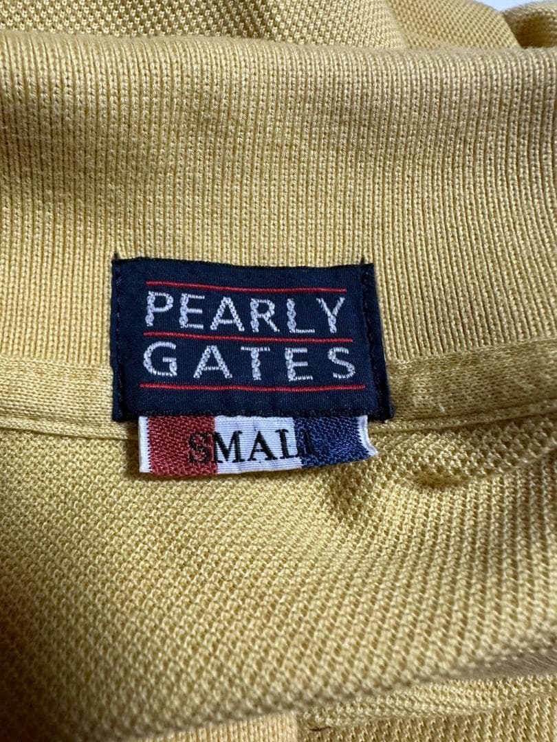 zA102【S】PEARLY GATES ポロシャツ ロゴワッペン