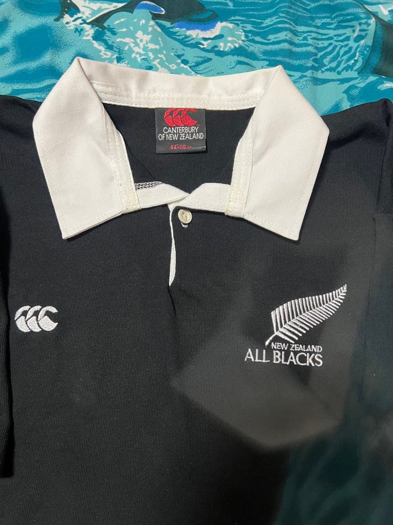 CANTERBURY ALL BLACKSラガーシャツ カンタベリーラガーシャツ