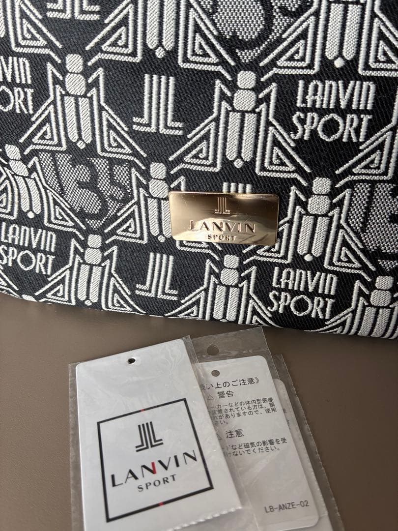 LAVIN SPORT ランバンスポール　ハンドバッグ　カートバッグ　ジャガード