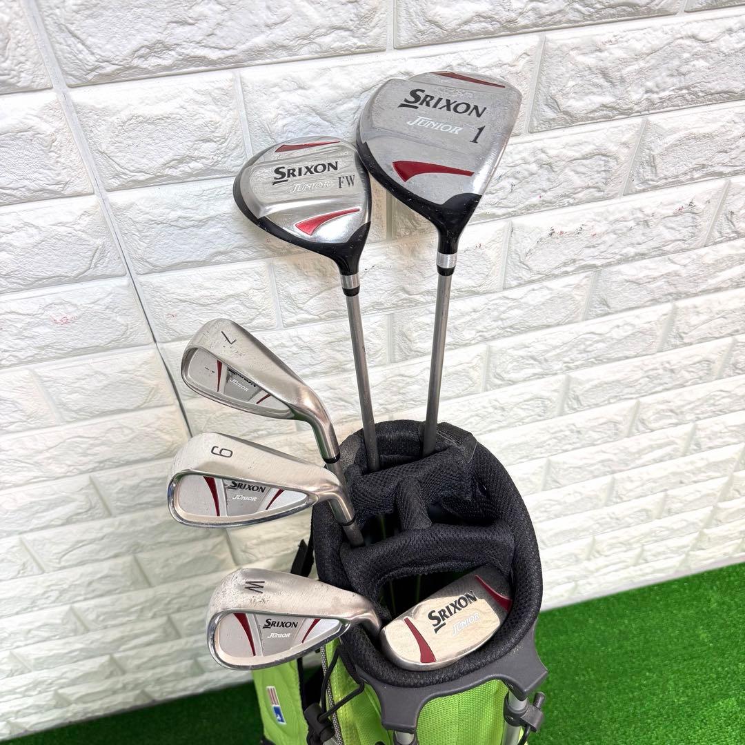 ジュニア　ゴルフセット　SRIXON 打感良好　すぐ使用　135cm-145cm