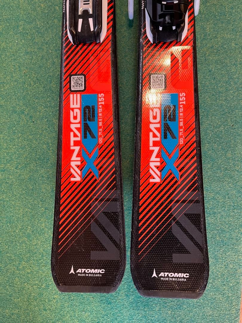 ATOMIC VANTAGE X72 スキー 板 ビンディング付き　155cm