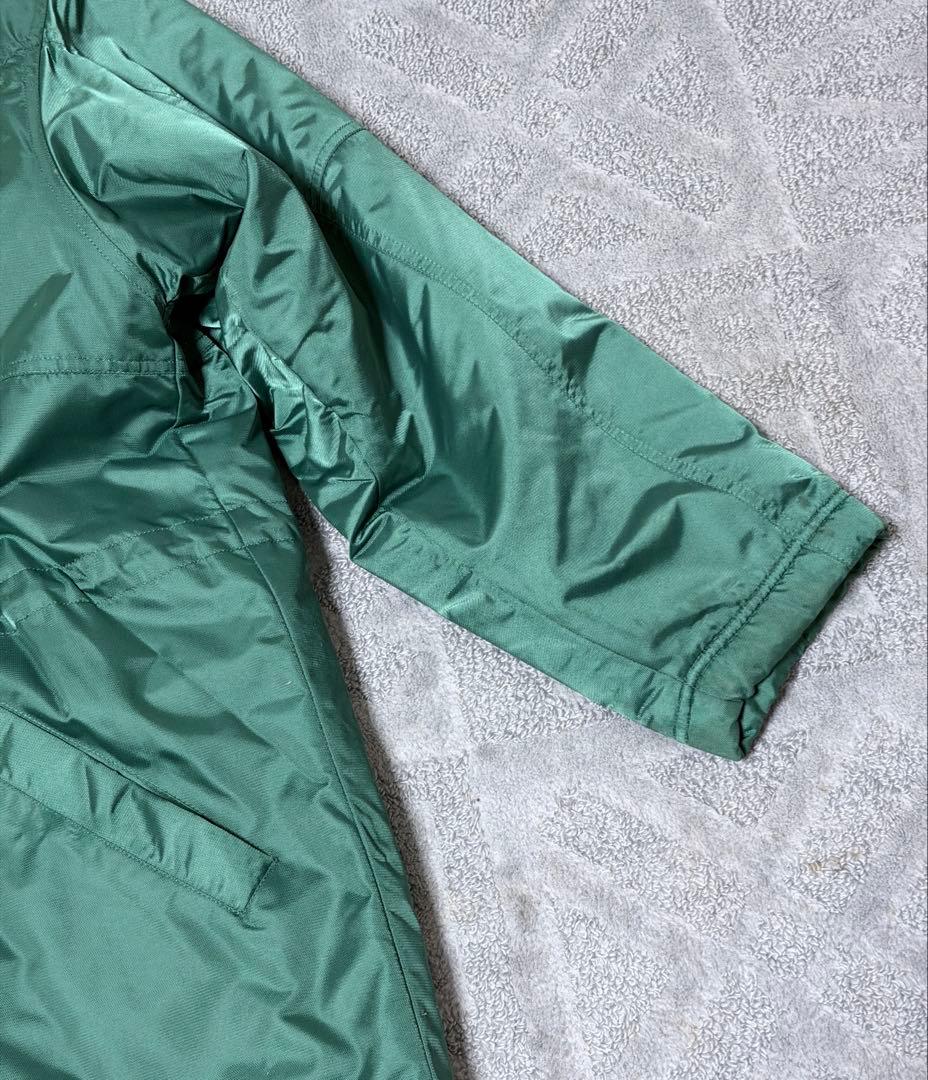 【美品 激レア ヴィンテージ】90's プーマ ベンチコート カラー緑×黄