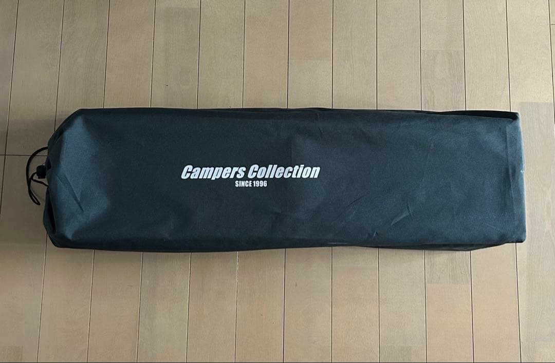 ★【Campers Collection】メタルメッシュ折り畳みテーブルブラック