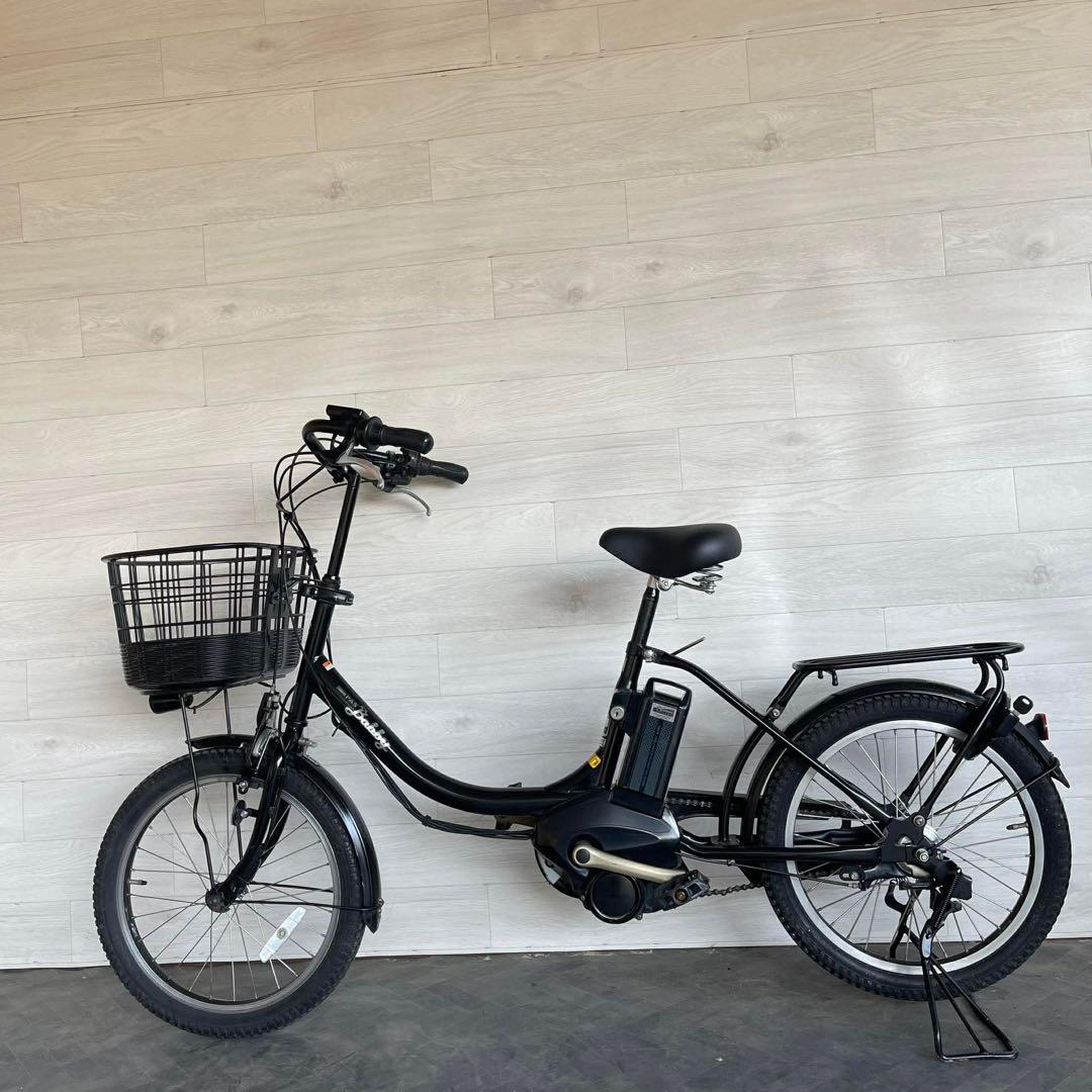 電動アシスト自転車 ブラック 前カゴ付き