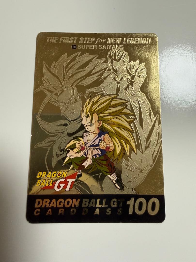 ドラゴンボールGT カードダス　100SUPER SAIYANS 127孫悟空