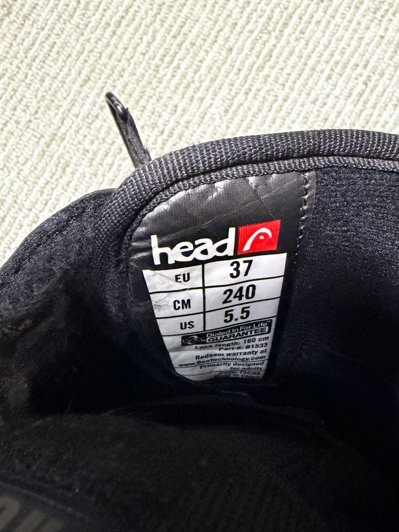 HEAD スノーボードブーツ セブンボア SEVEN BOA サイズ 24cm