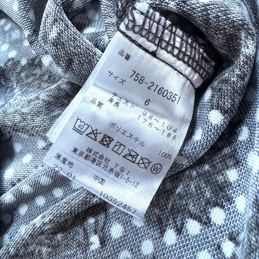 【新品同様】マスターバニーエディション　花柄　ロゴ　刺繍　半袖　ポロシャツ　XL