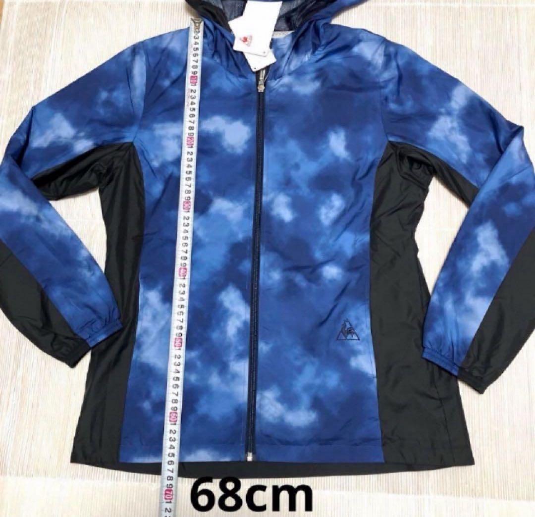 送料無料 新品 le coq sportif ウィンドジャケッ&パンツL N/B