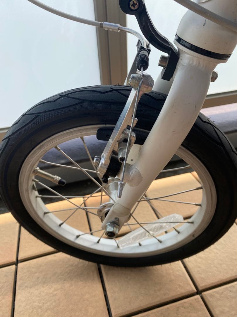 Fiat 折りたたみ自転車 ホワイト 小径車