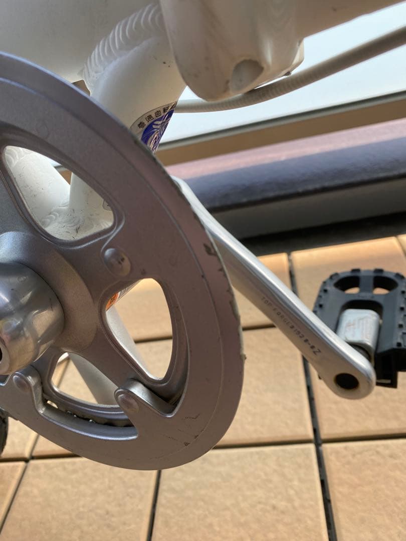 Fiat 折りたたみ自転車 ホワイト 小径車
