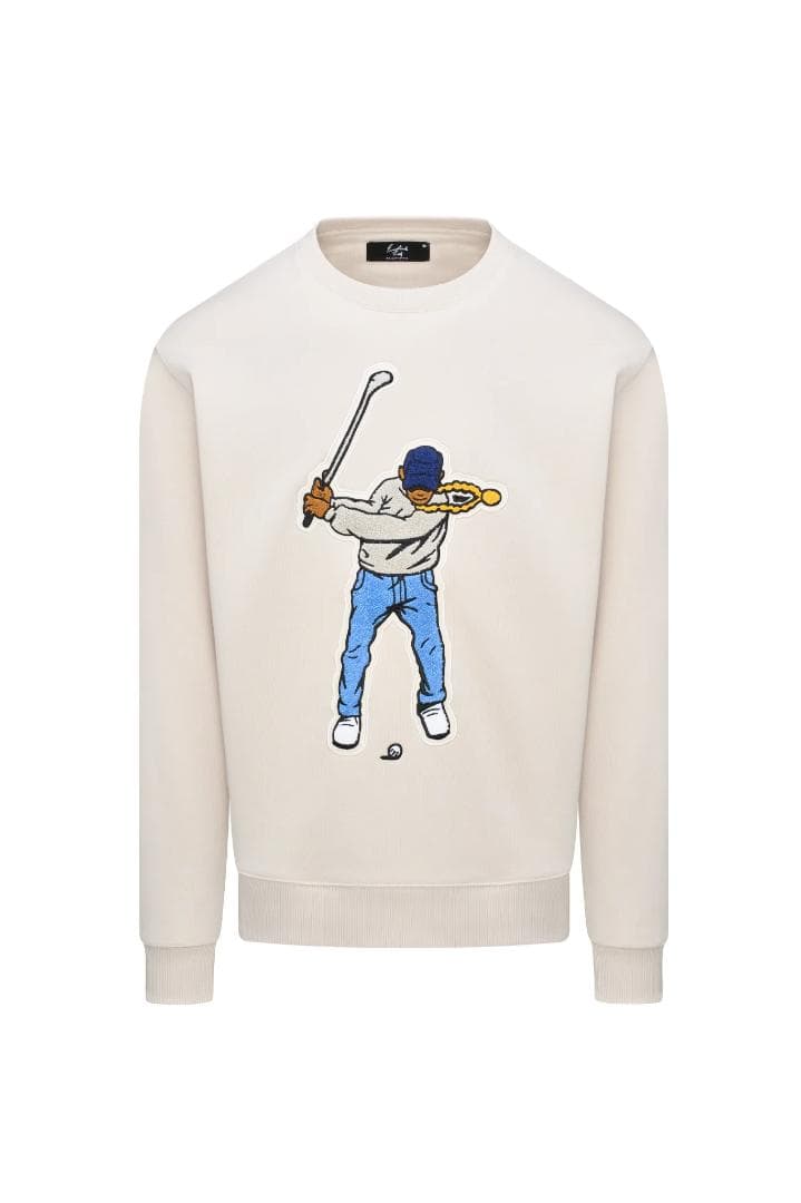 【EASTSIDE GOLF】Intarsia Swingman Sweater