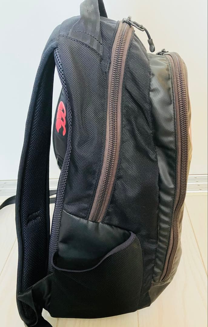 Canterbury バックパック 黒ラグビー日本代表リュック桜のエンブレム入り