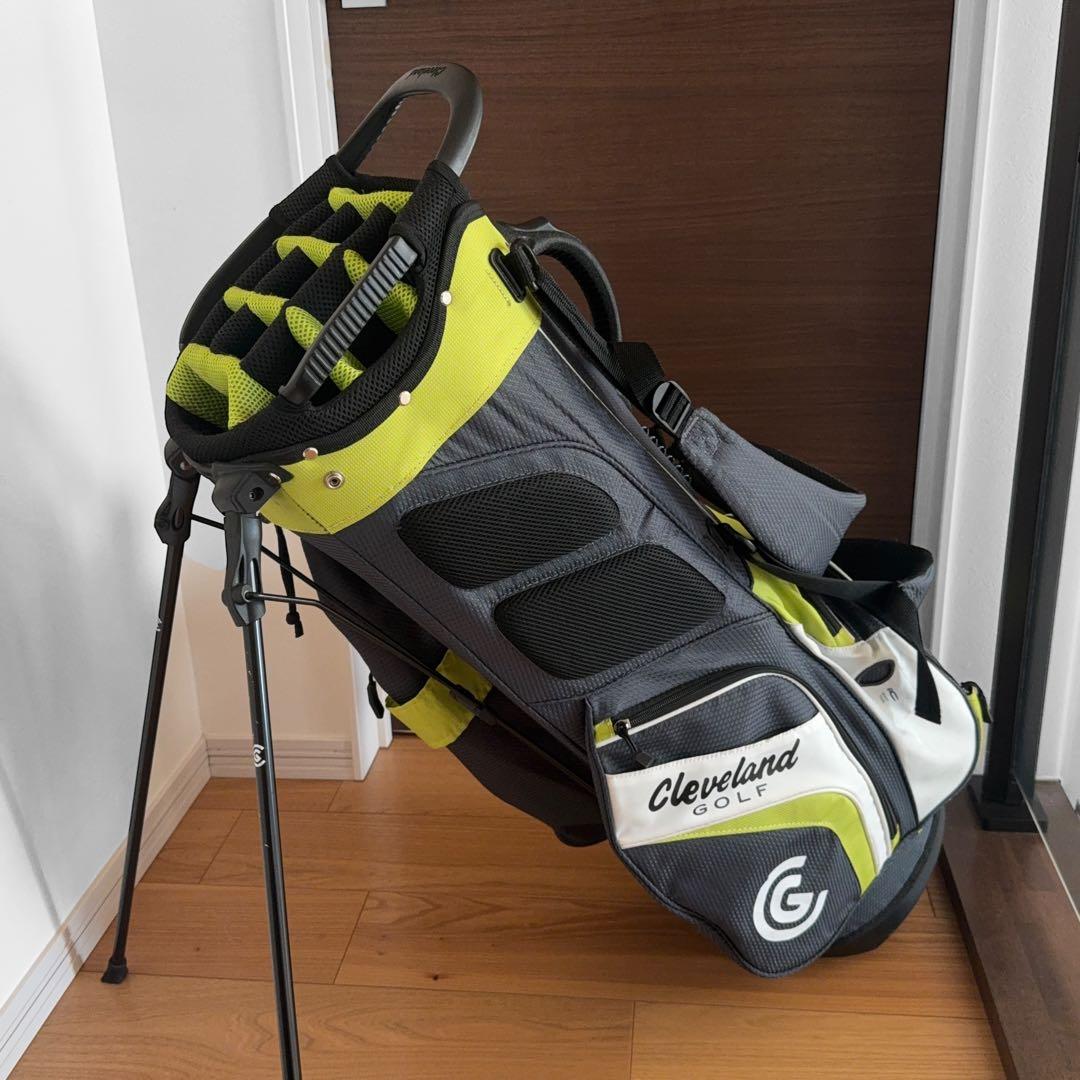 Cleveland Golf スタンド式キャディバッグ ブラック グリーン