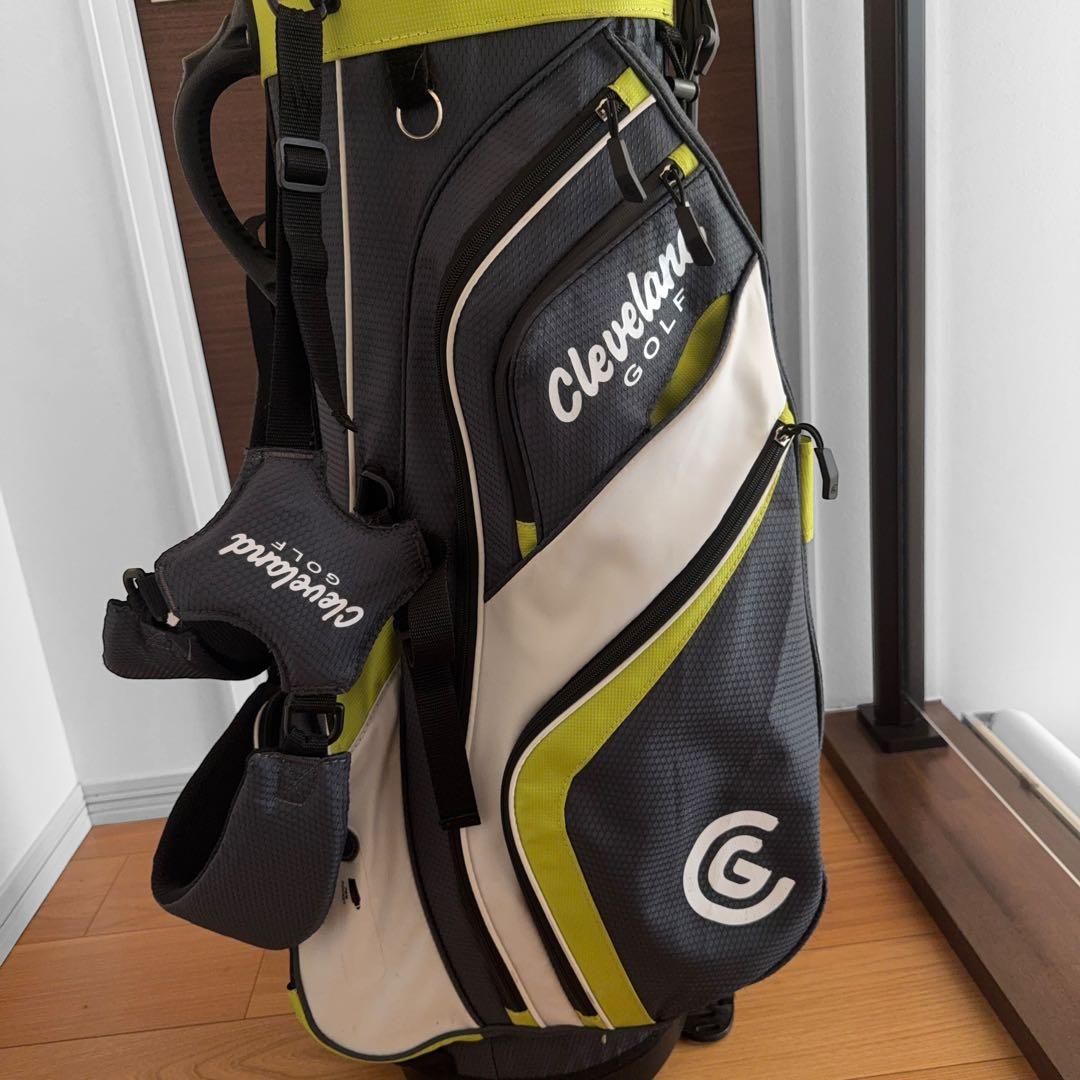 Cleveland Golf スタンド式キャディバッグ ブラック グリーン