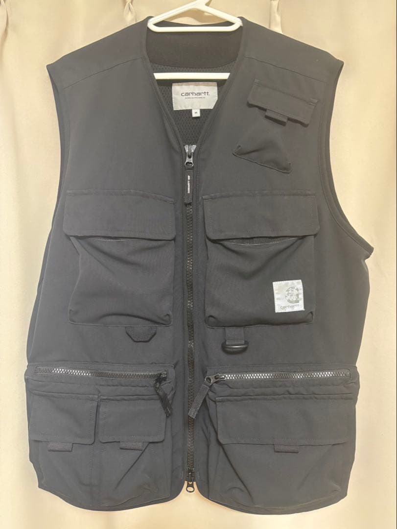 carhartt wip フィッシングベスト M 黒