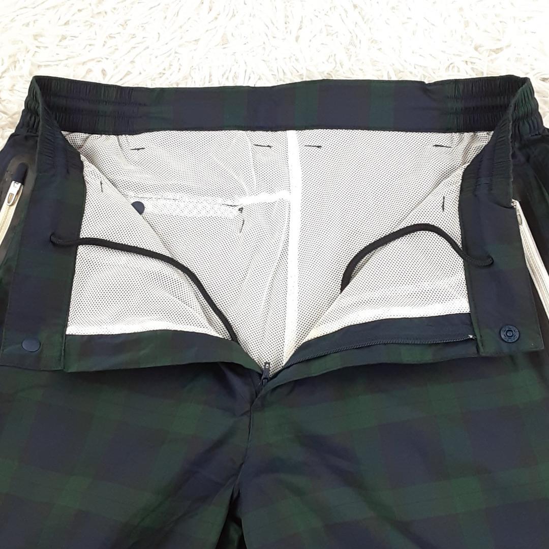 美品◎Callaway キャロウェイ レインウェアセット キャップ付 チェック柄