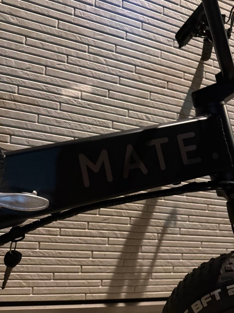 MATE X メイトバイク電動アシスト自転車　ブラックMATE BIKE