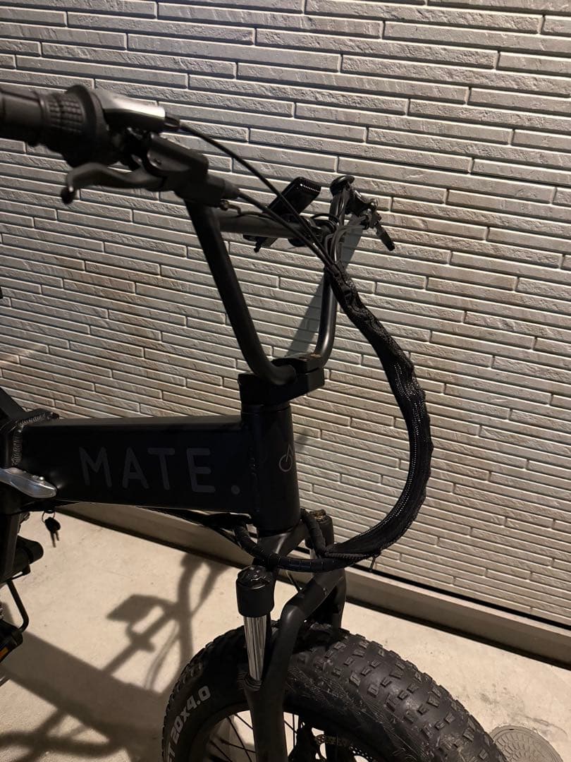 MATE X メイトバイク電動アシスト自転車　ブラックMATE BIKE