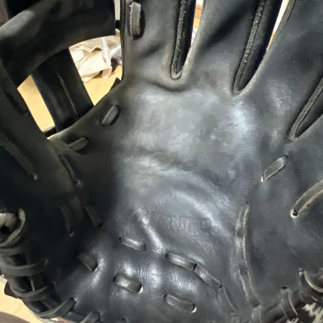 Mizuno 硬式野球グローブ 黒/金