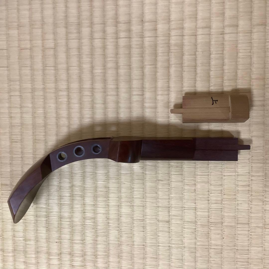 珍品 コンパクト長唄三味線(四つ折れ)