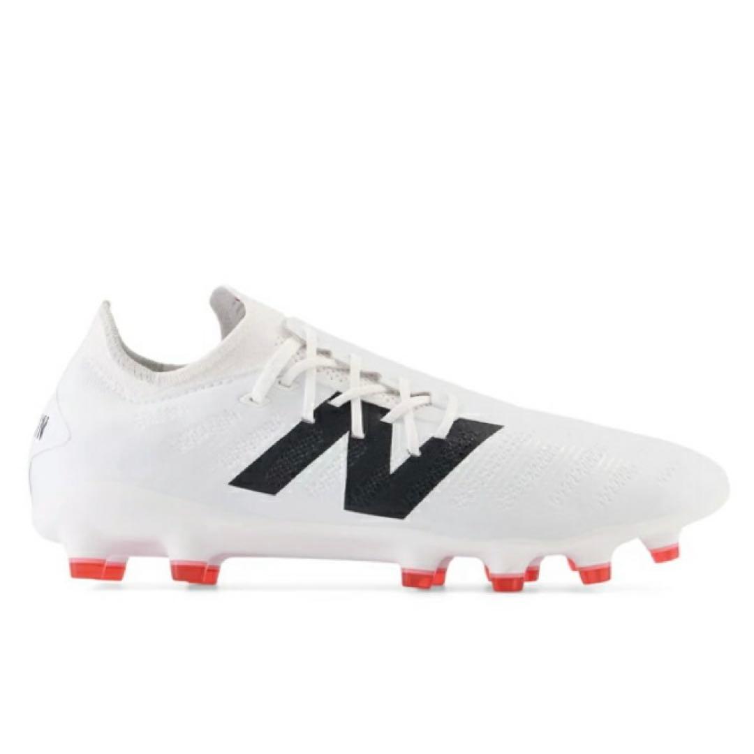 25cm 新品　ニューバランス　スパイク　白　サッカー　ホワイト