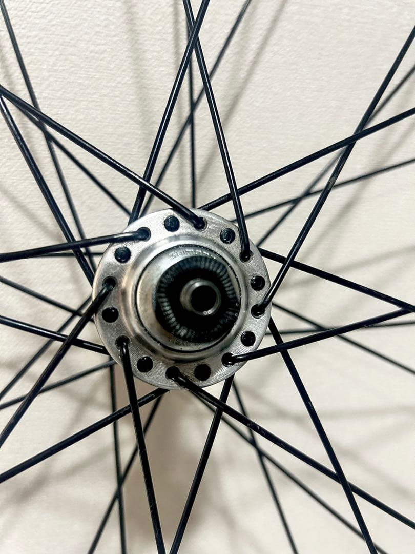 【Bianchiビアンキ】純正limitedホイール前輪◆貴重なカッコいい白リム
