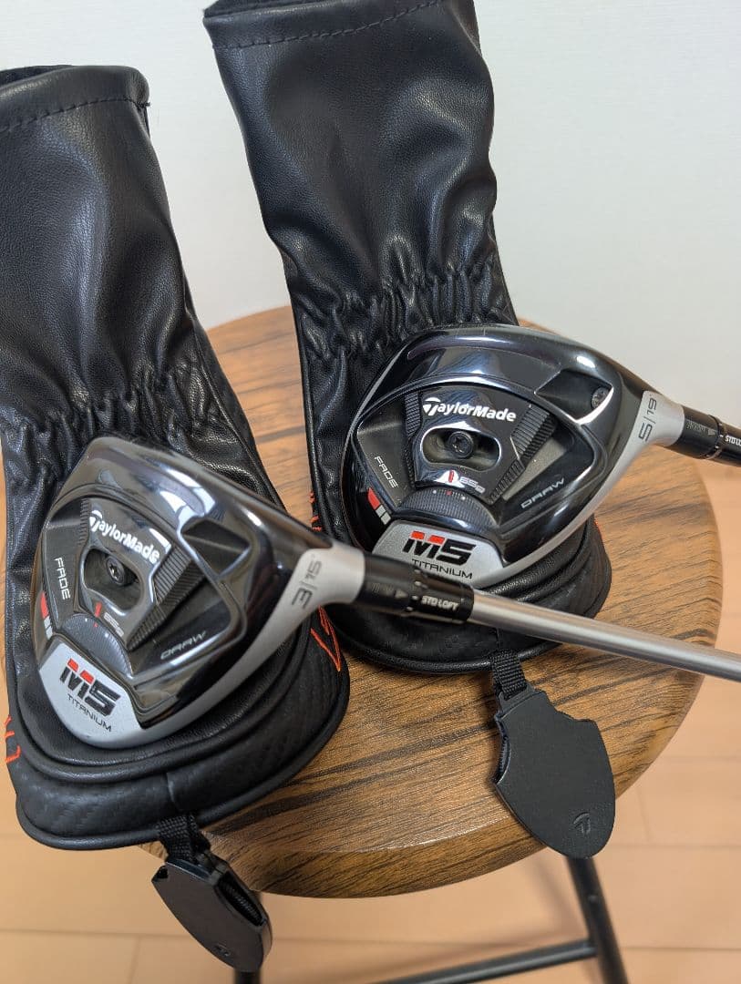 TaylorMadeM5 FW 3番5番シャフトクロカゲSと純正シャフト2本付き