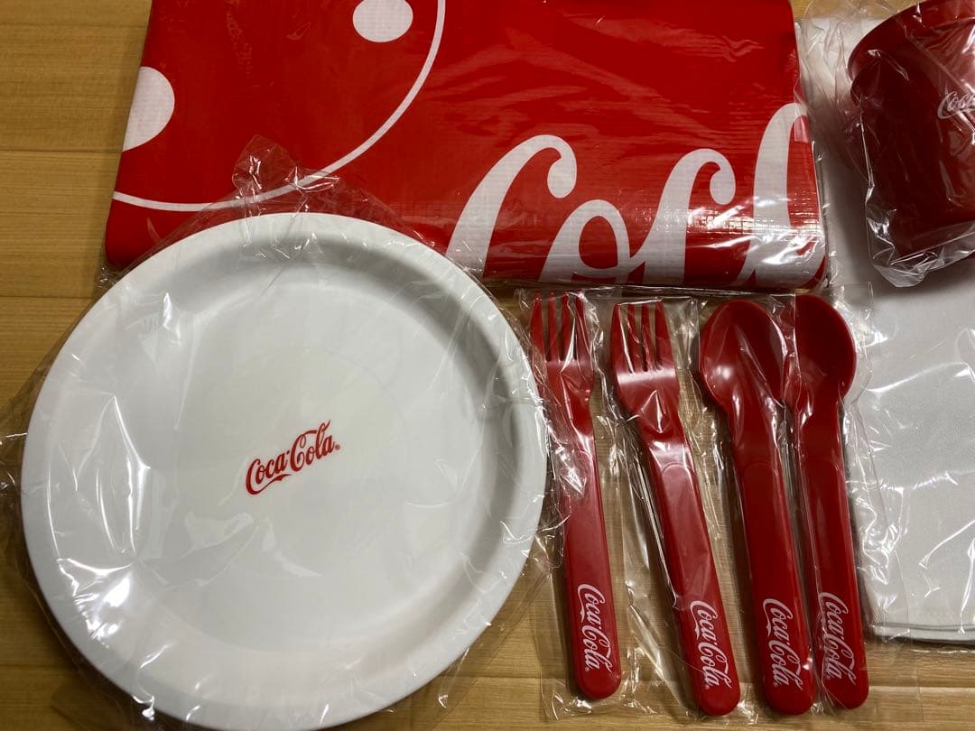 コカコーラ　キャンプグッズ　保冷付きバッグ　非売品