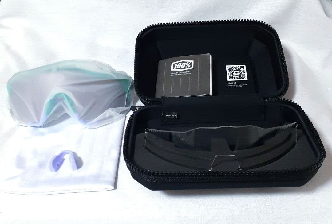 100% Speedcraft ミントラベンダー ワンハンドレッド サングラス