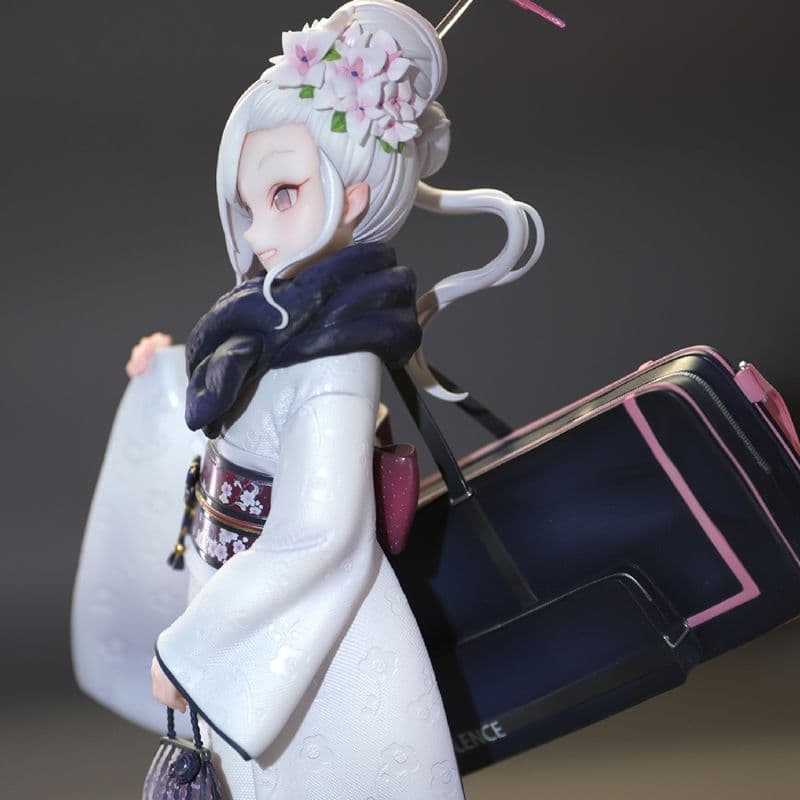 ブルーアーカイブ　ガレージキット　未塗装未組立　フィギュア　美少女　睦月　アサギ
