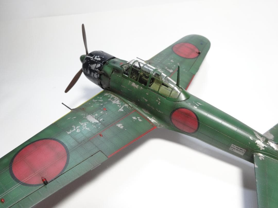 ファインモールド1/48「零戦52型三菱製」完成品