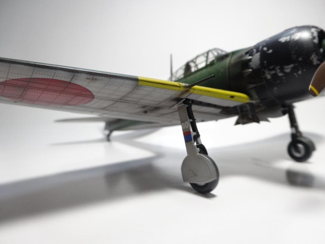 ファインモールド1/48「零戦52型三菱製」完成品