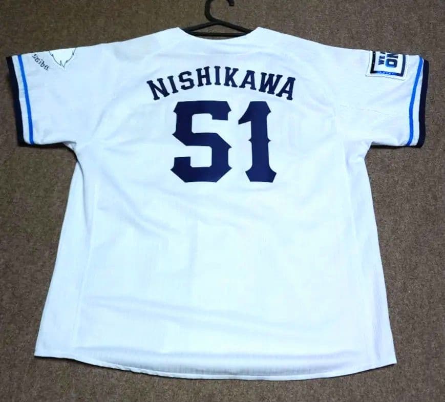 ライオンズ　西川愛也　ホームユニフォーム　レプリカユニフォーム　S