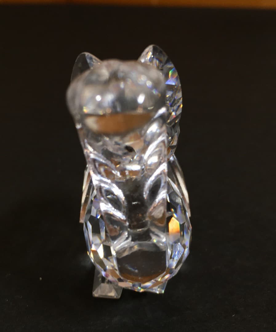 Swarovski スワロフスキー リス クリスタル フィギュリン 置物