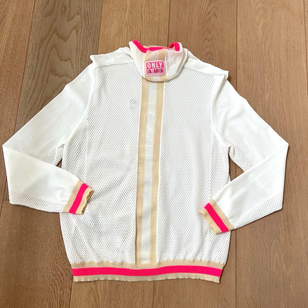 サーちゃん！archivio メッシュフード付きプルオーバー