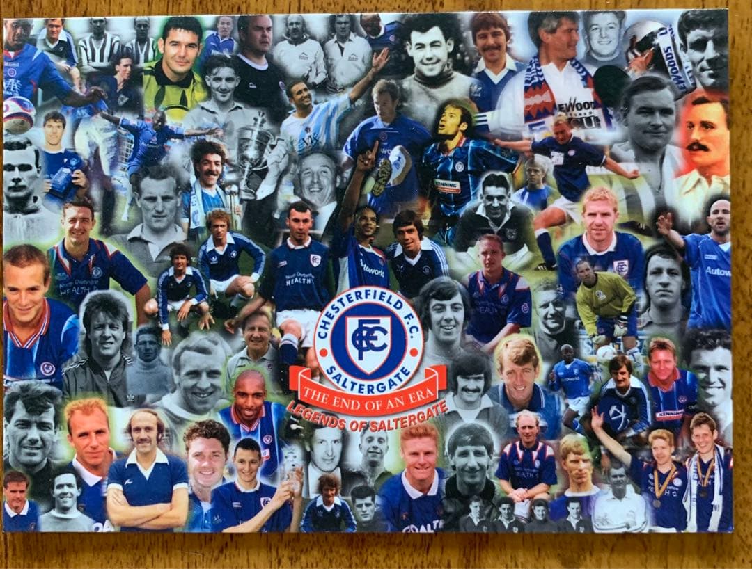 入手不可能！チェスターフィールドFC・139年使用ホーム最終戦プログラム