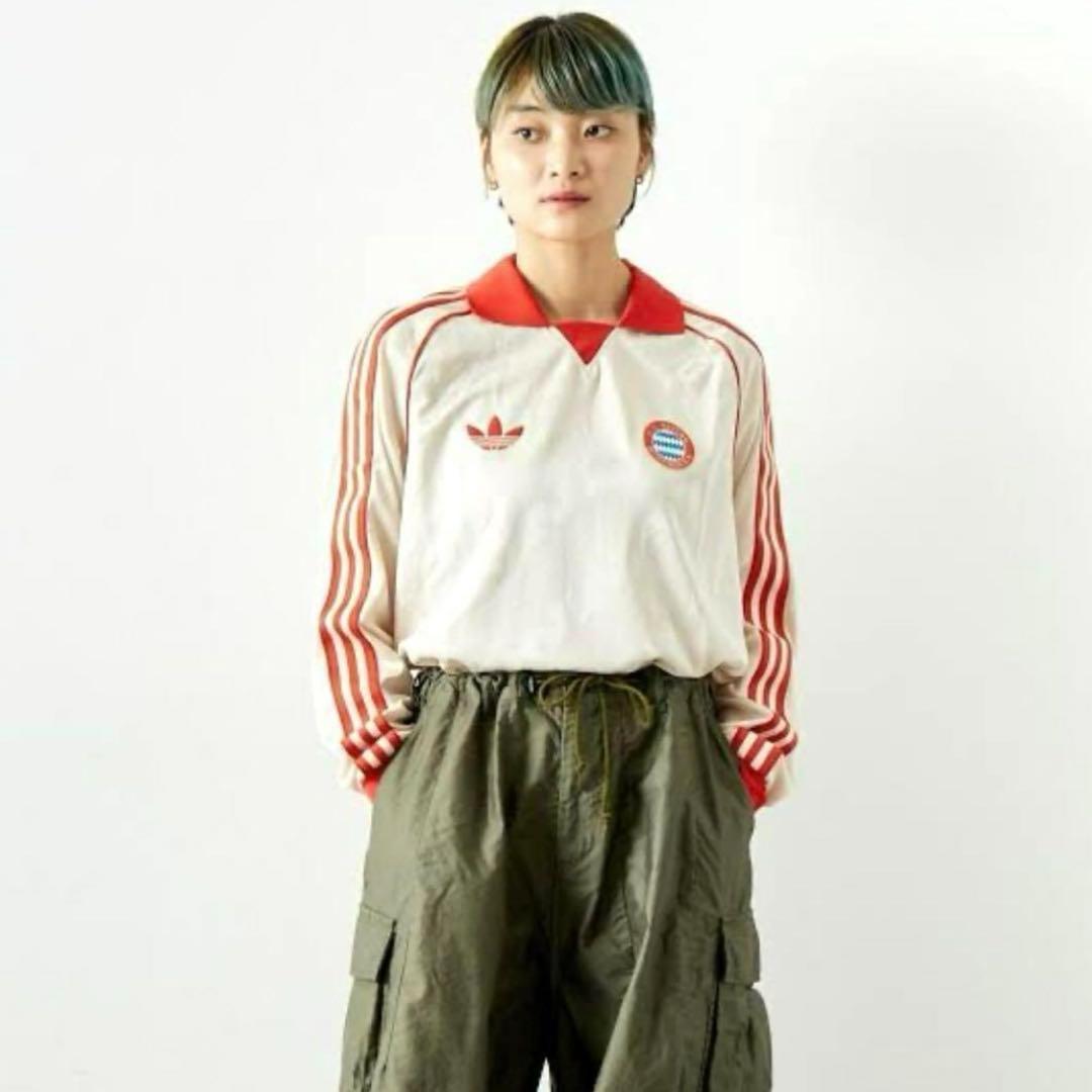 正規品★新品L adidas FCバイエルン ロングスリーブ ジャージ トップス