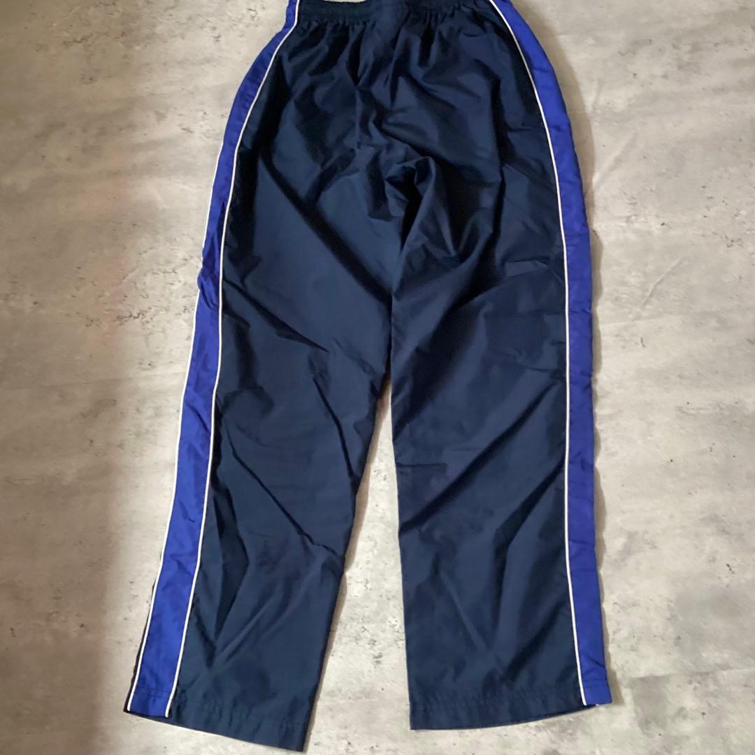 Reebok リーボック　ナイロンパンツ　ジャージパンツ　ネイビー