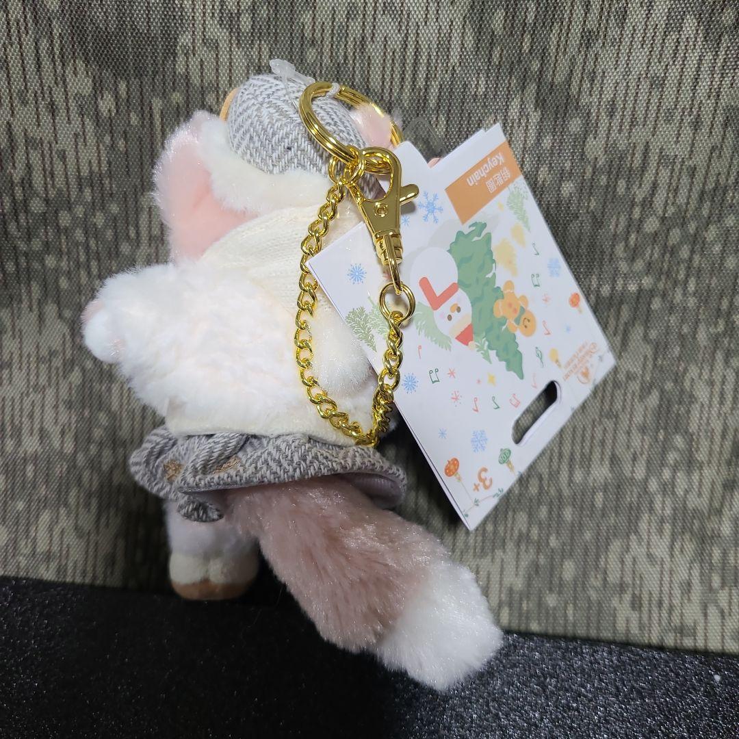 上海ディズニーランドリーナベルのぬいぐるみキーホルダー