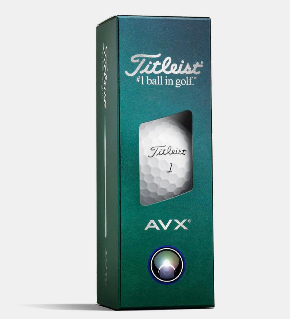 新品2026年NEWタイトリストAVX ホワイト1ダース(12球)