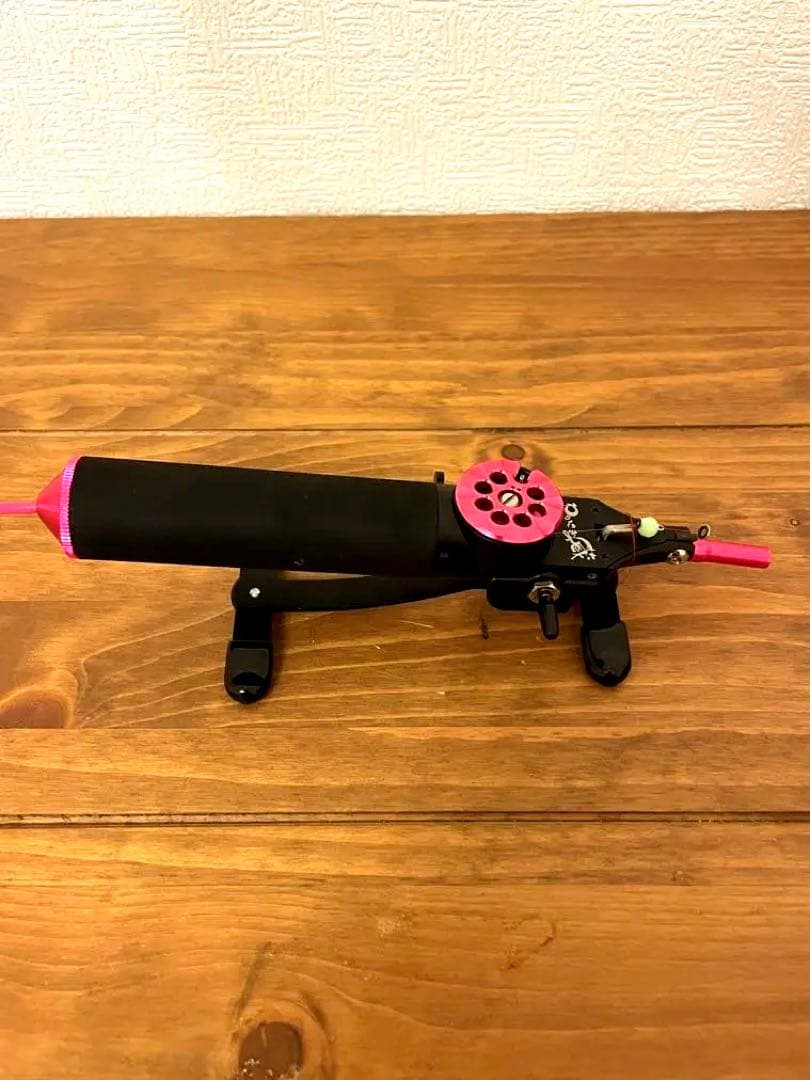 わかさぎの蔵　一丁　わかさぎ電動リール　ピンク　【美品】
