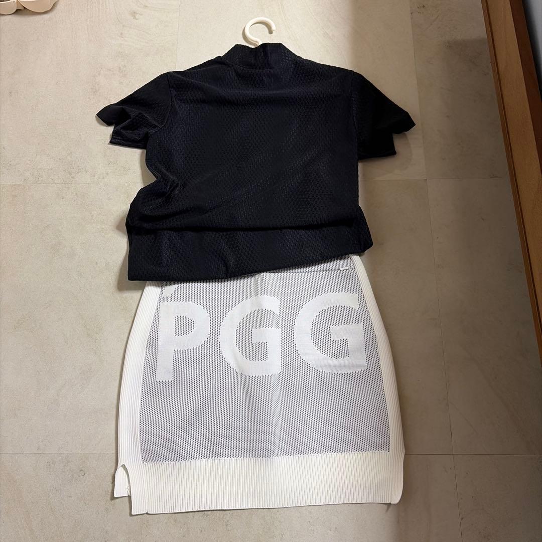 PGG ゴルフウェアセット 黒と白