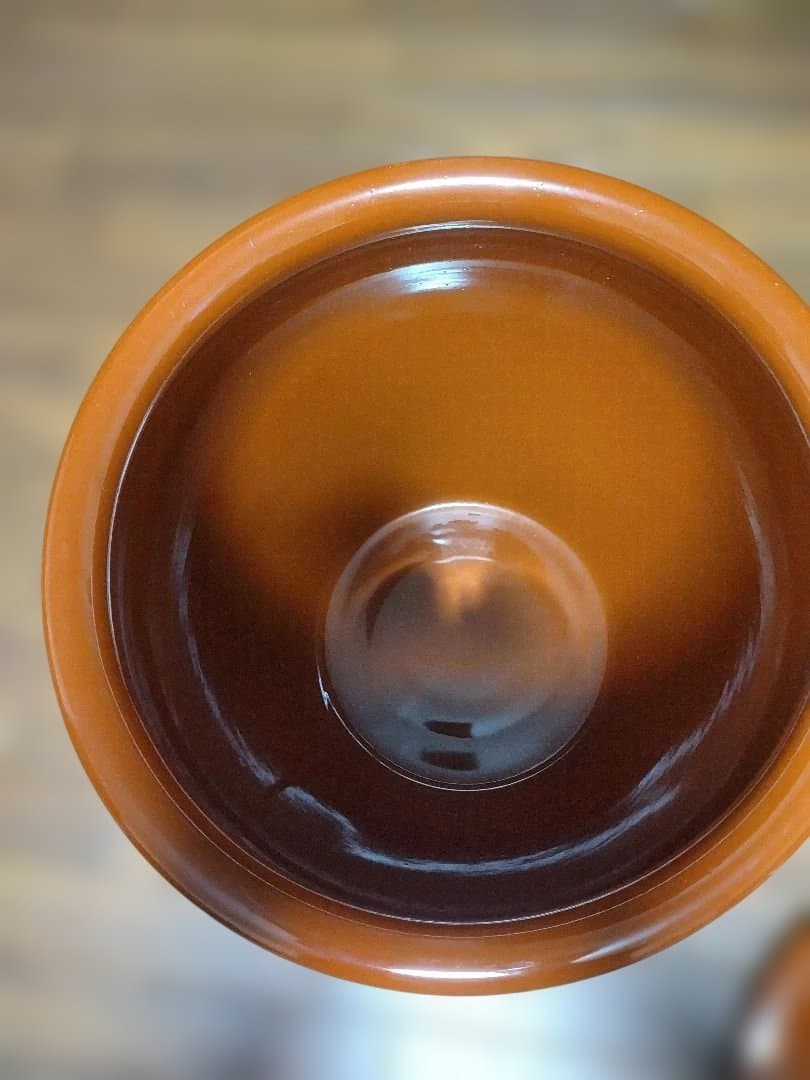 常滑焼 久松窯 　丸壺 蓋付き 10号