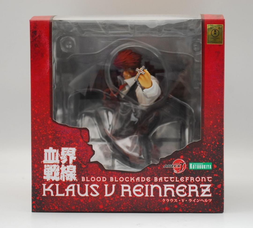 レア！ ARTFX J 血界戦線 クラウス・V・ラインヘルツ 完成品フィギュア