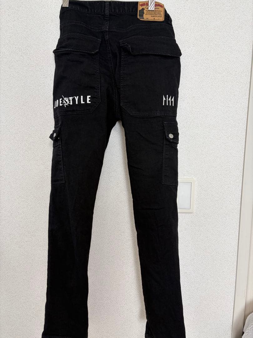ザバックウォーター✖️JoestyleコラボBLACKカーゴパンツ 30インチ