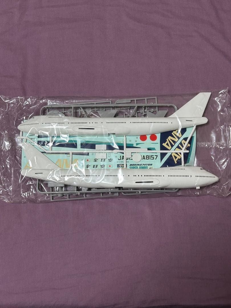 【新品・未使用】ANA B747SR 退役記念 限定組立モデル